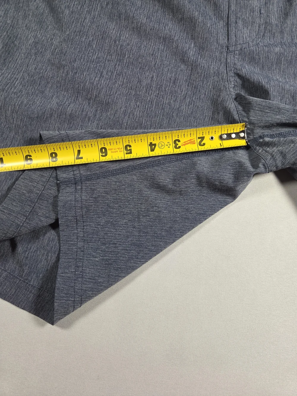 RHONE Men's Heather Grey Performance Drawstring Shorts XXL